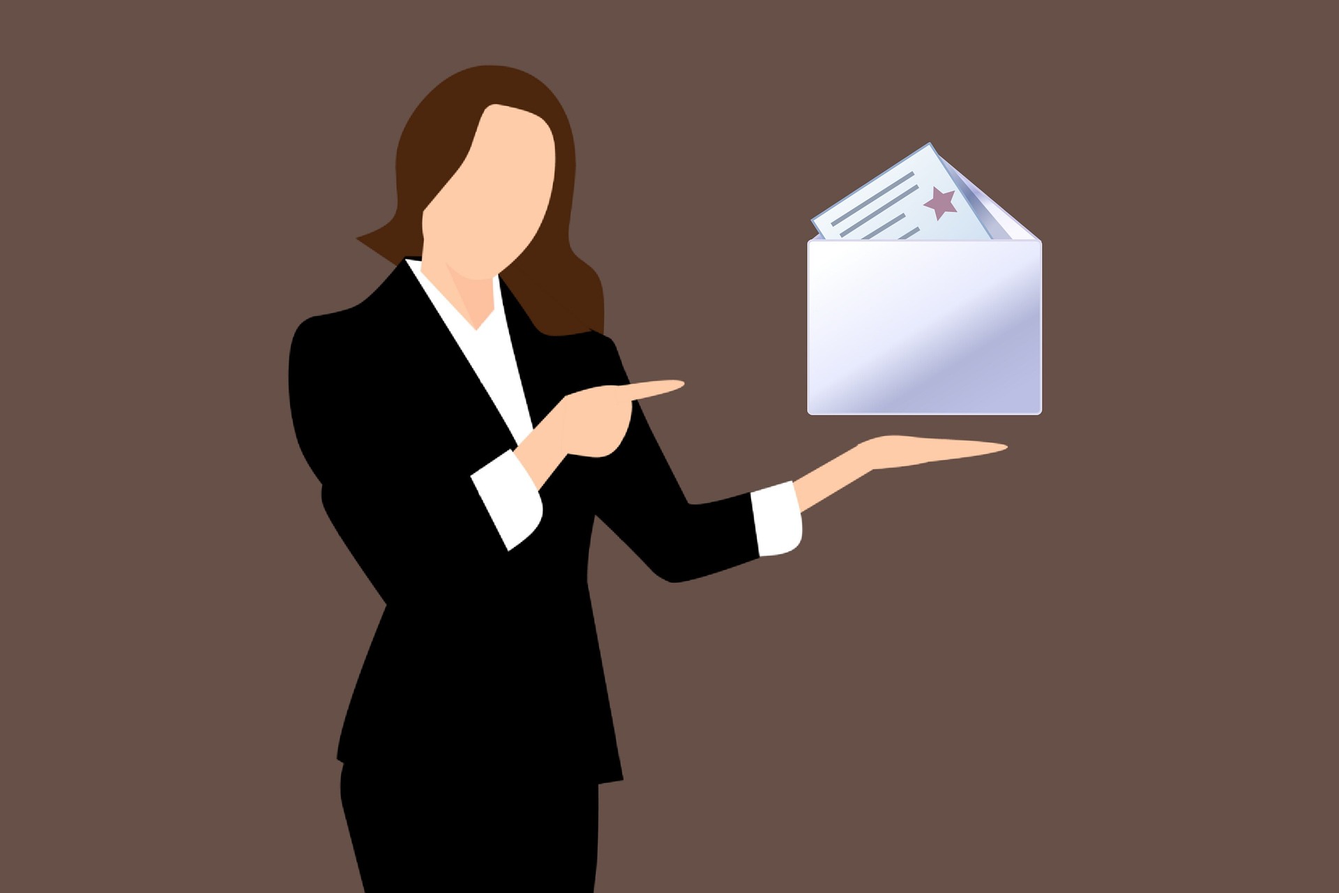 message identifié comme ayant un caractère personnel